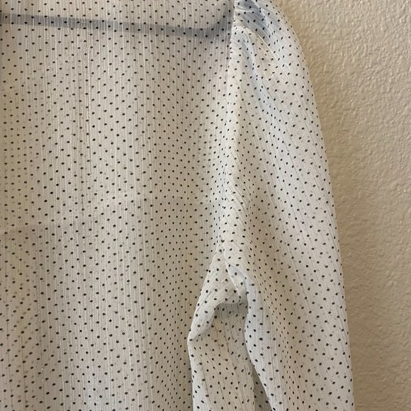 Banana Republic Factory Sheer Blouse – Size M – Perfect for Hot Summer Nights! - Picture 4 of 6
